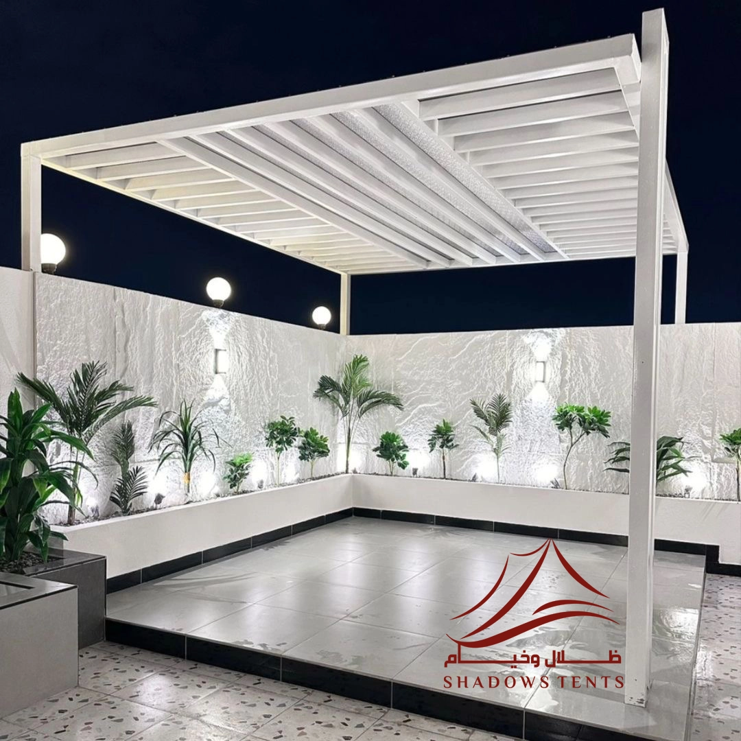 مظلات برجولات جلسات خارجية جدة