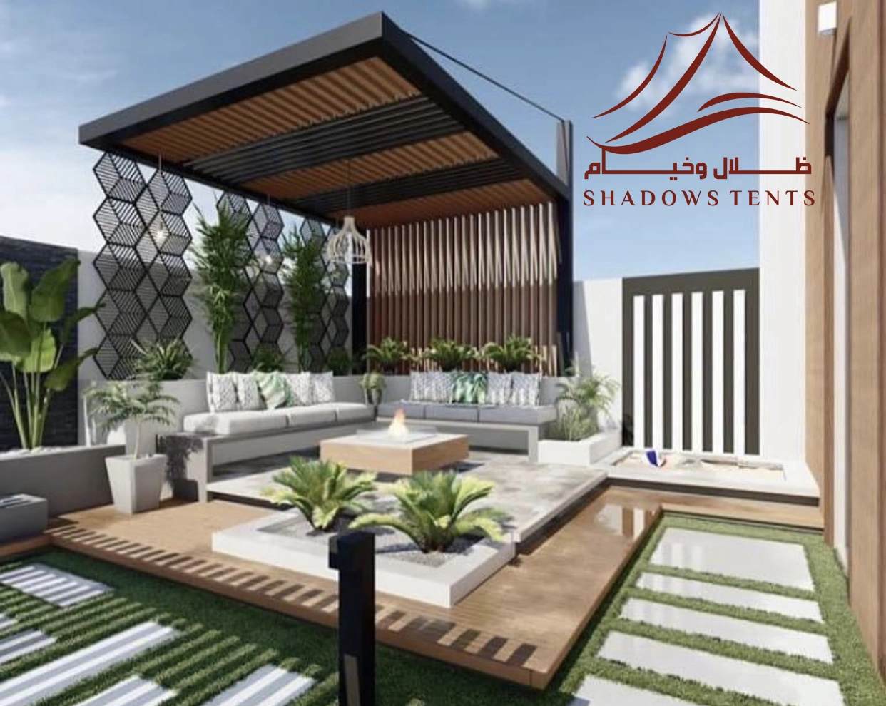برجولات معلقة مكة
