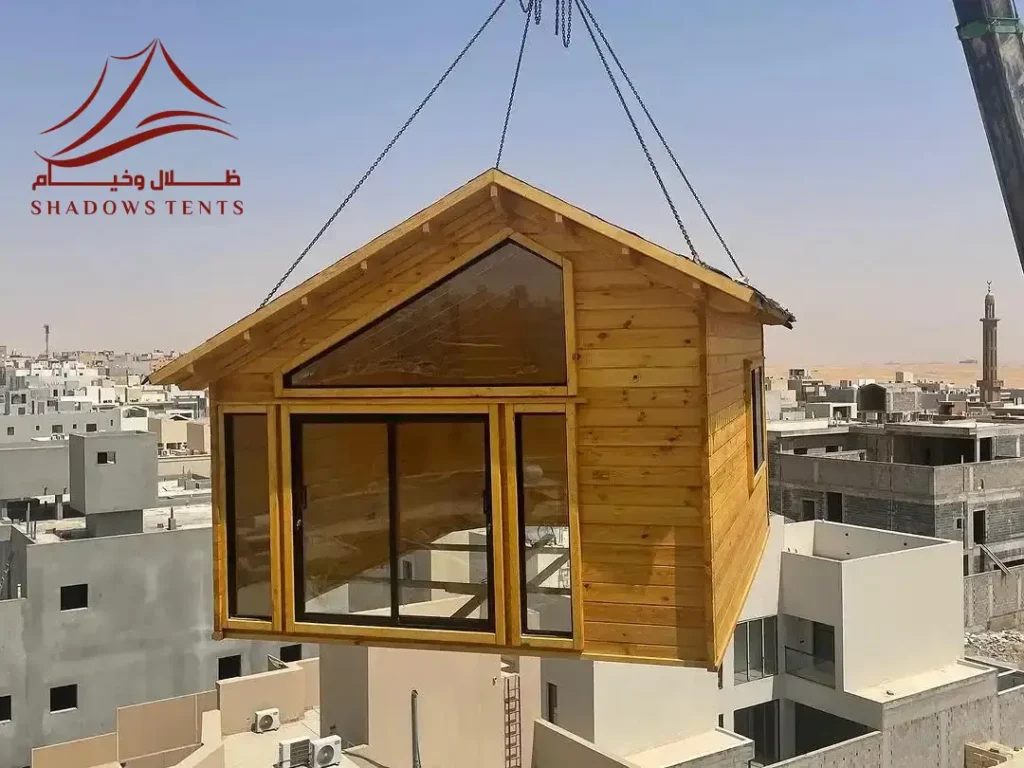 بيوت خشبية السعودية